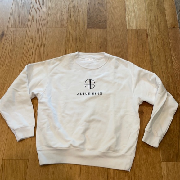 Anine Bing Sweater Ramona Monogram Sweatshirt - Picture 2 of 6